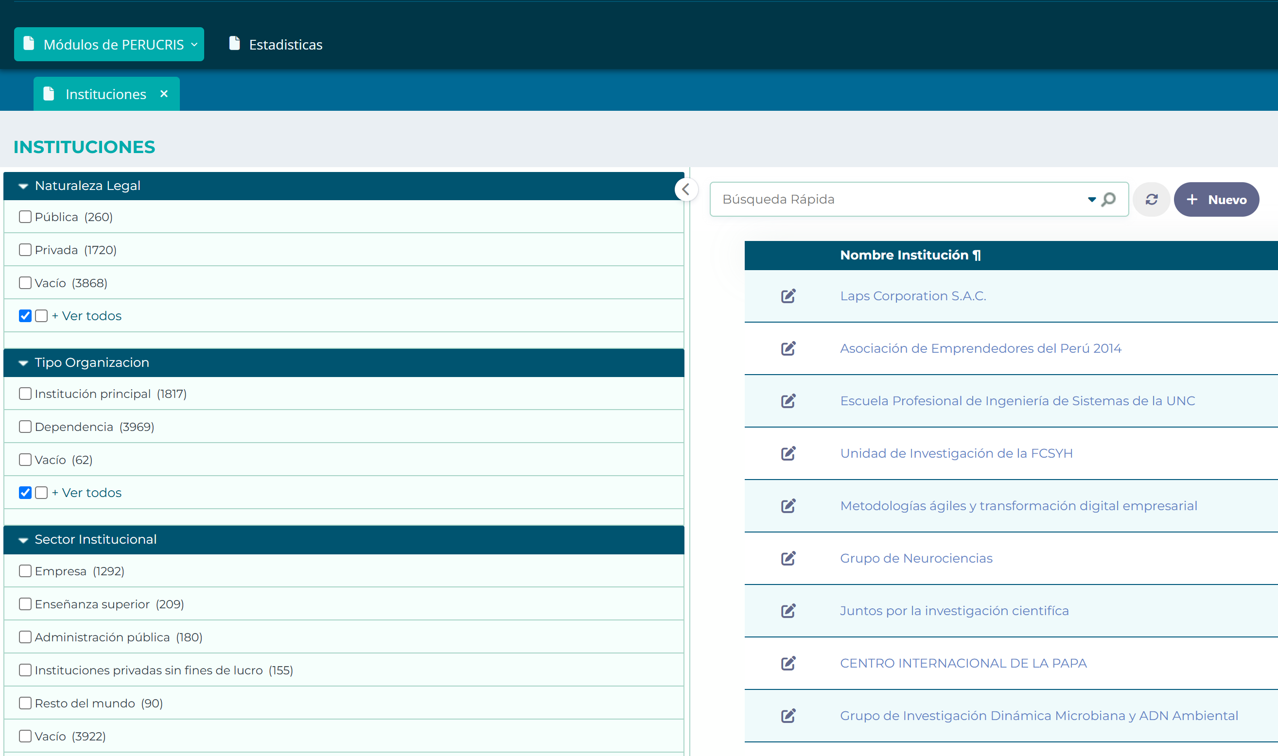 Data visualization dashboard